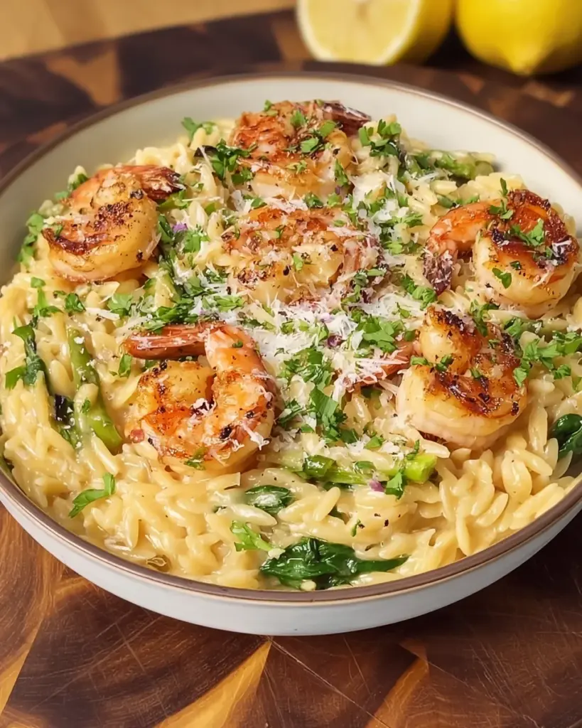 One-Pan Shrimp And Lemon Orzo