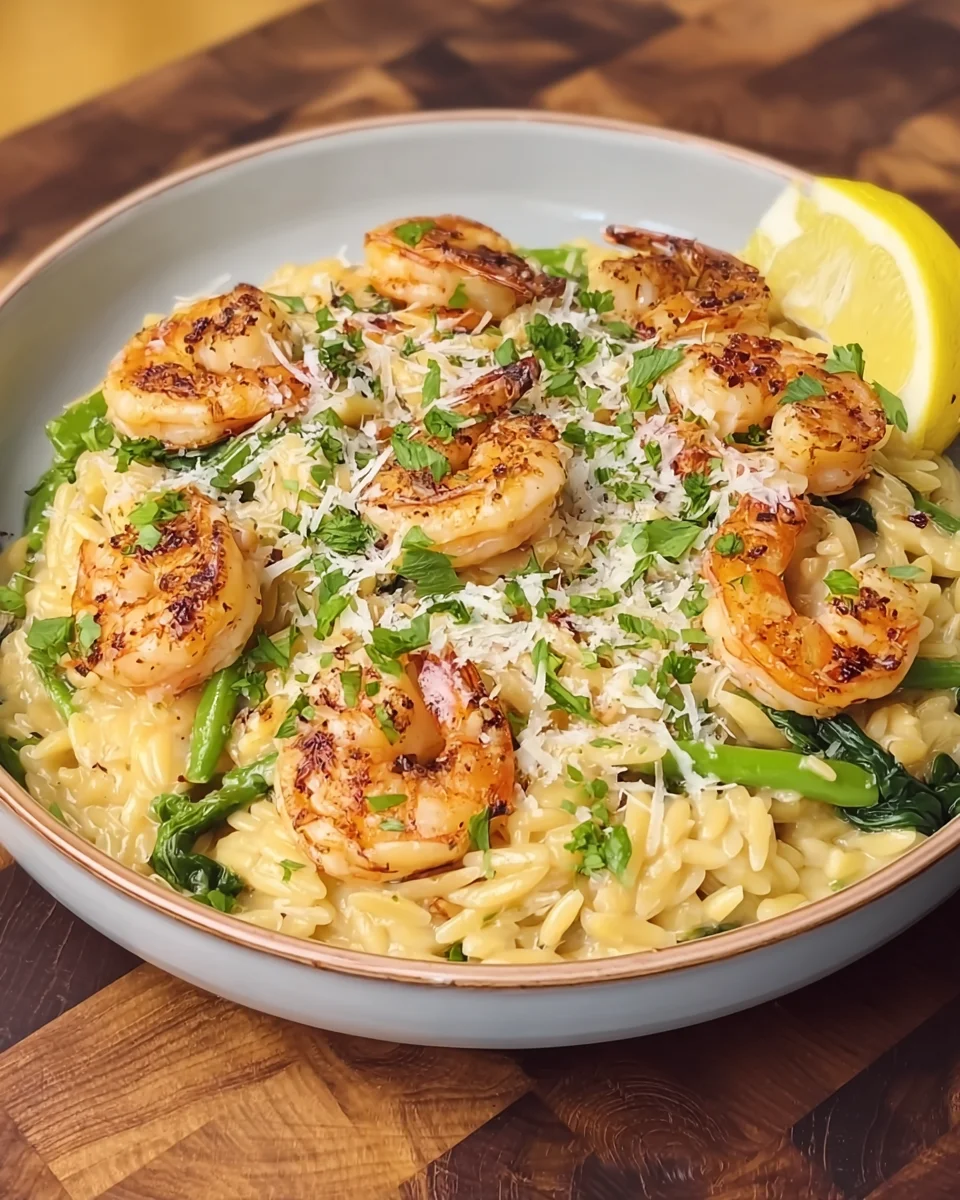 One-Pan Shrimp And Lemon Orzo One-Pan