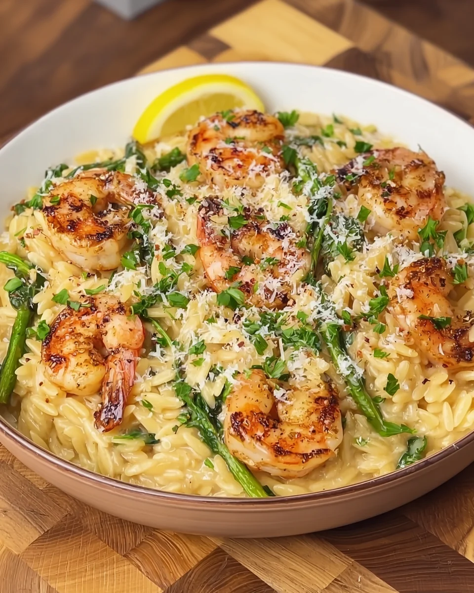 One-Pan Shrimp And Lemon Orzo One-Pan
