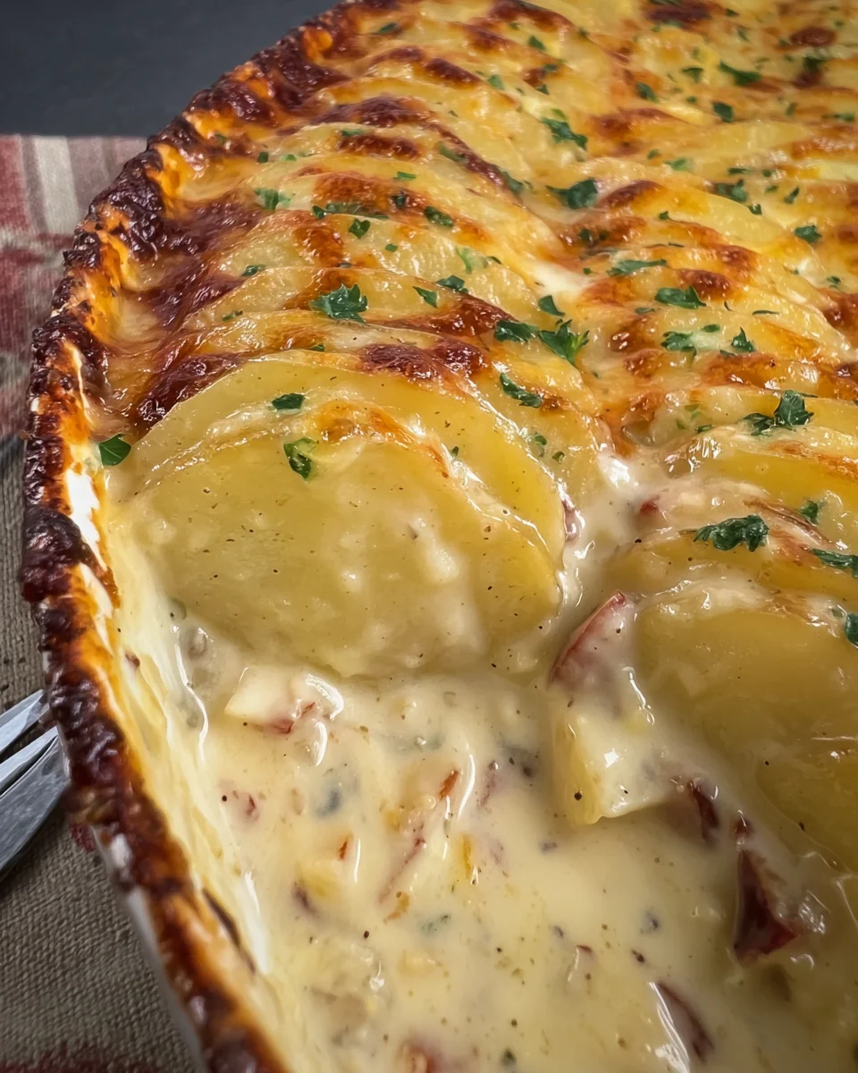 Scalloped Potatoes With layers