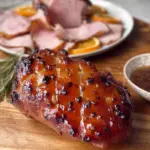 Slowcooker Honey & Mustard Glazed Ham