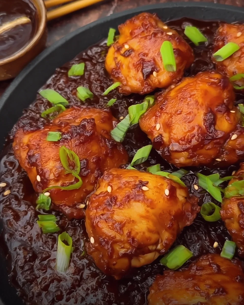 Sticky Honey Garlic Chicken Sticky