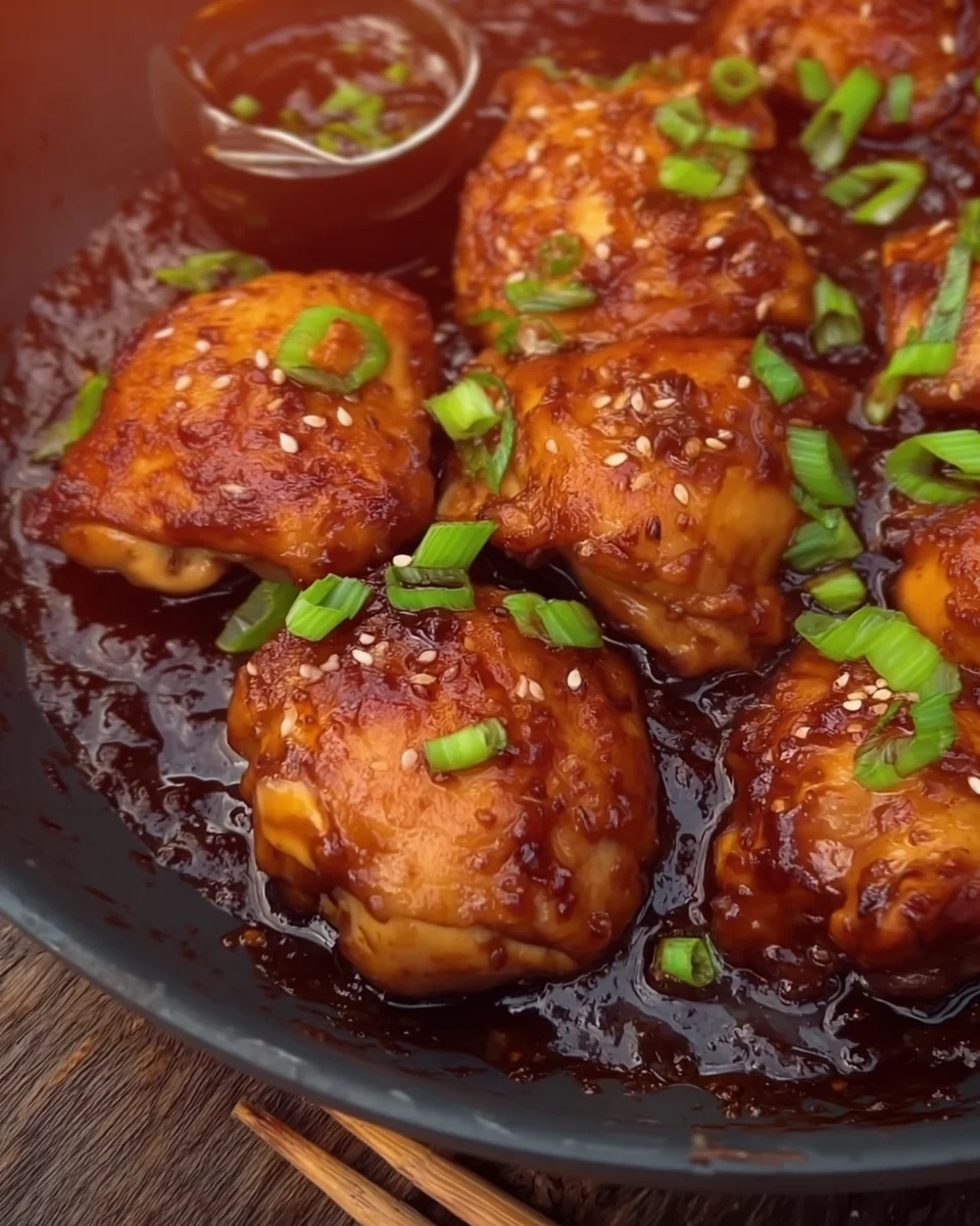 Sticky Honey Garlic Chicken Sticky