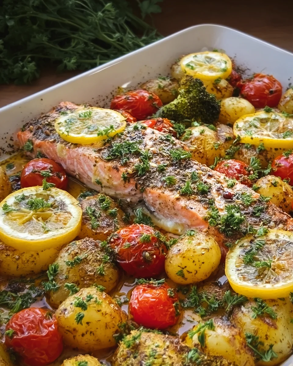 Za'atar Garlic Salmon Za’atar