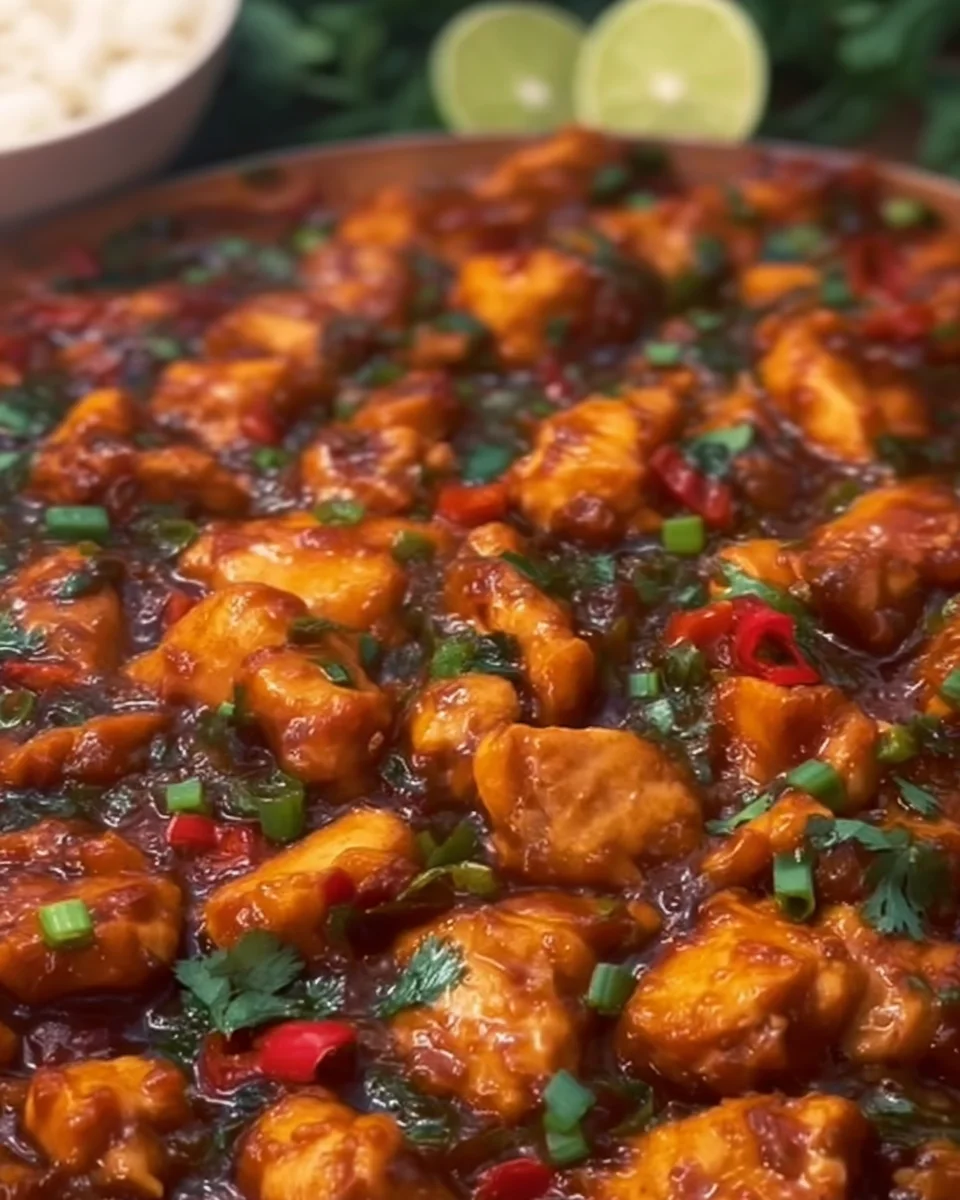 Zesty Garlic Chilli Chicken
