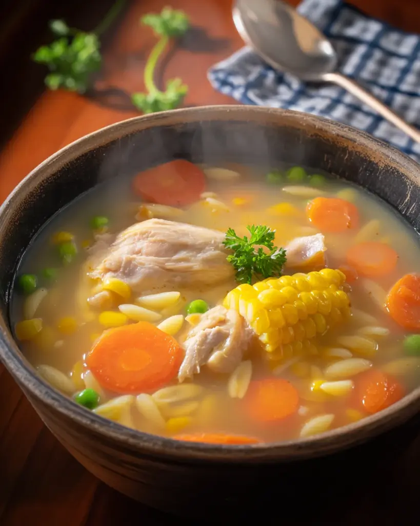 ABC Soup (Chicken & Veggie Soup)