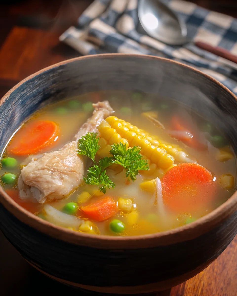 ABC Soup (Chicken & Veggie Soup) ABC