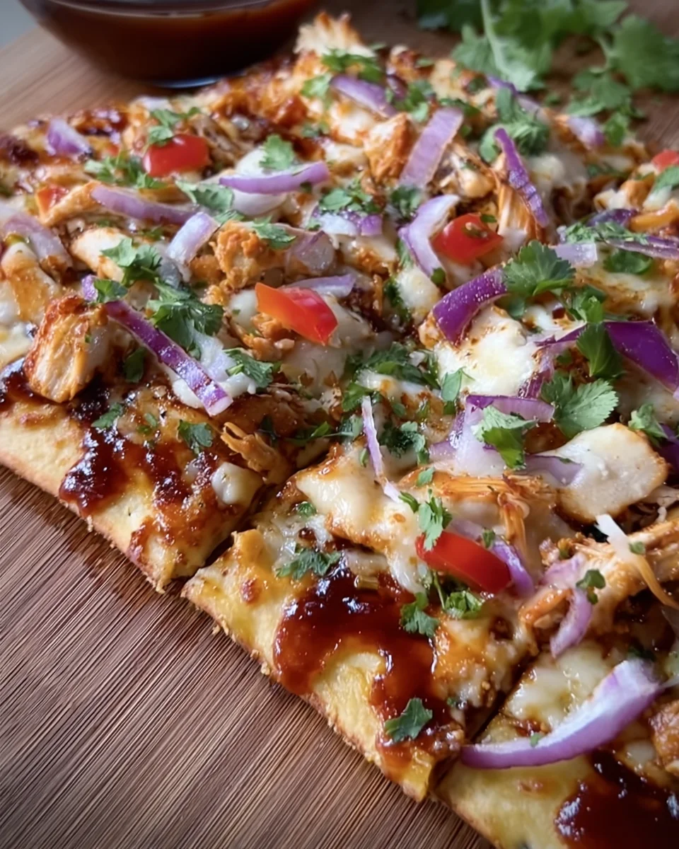 BBQ Chicken Flatbread BBQ