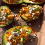 Buffalo Chicken Stuffed Avocados