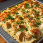 CHICKEN ALFREDO LASAGNA
