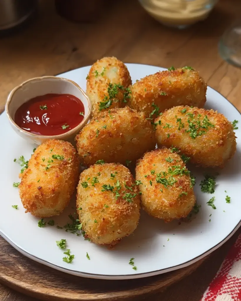 Chicken and Potato Croquettes