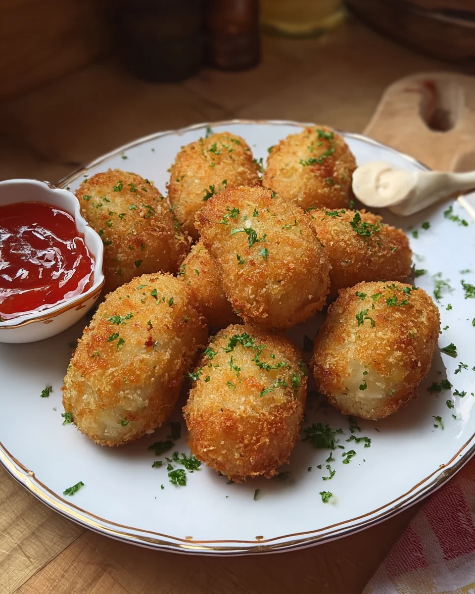 Chicken and Potato Croquettes Chicken