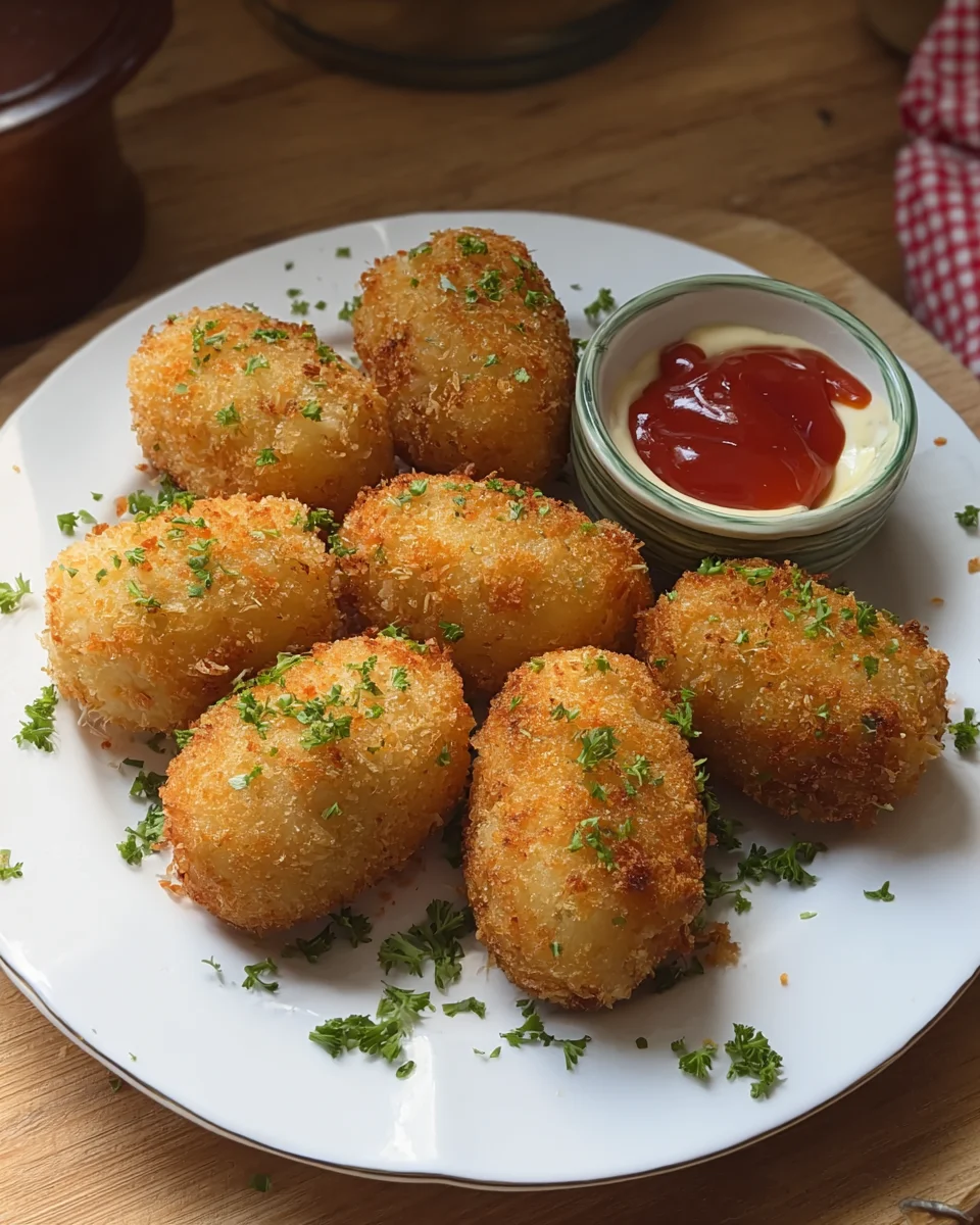 Chicken and Potato Croquettes Chicken