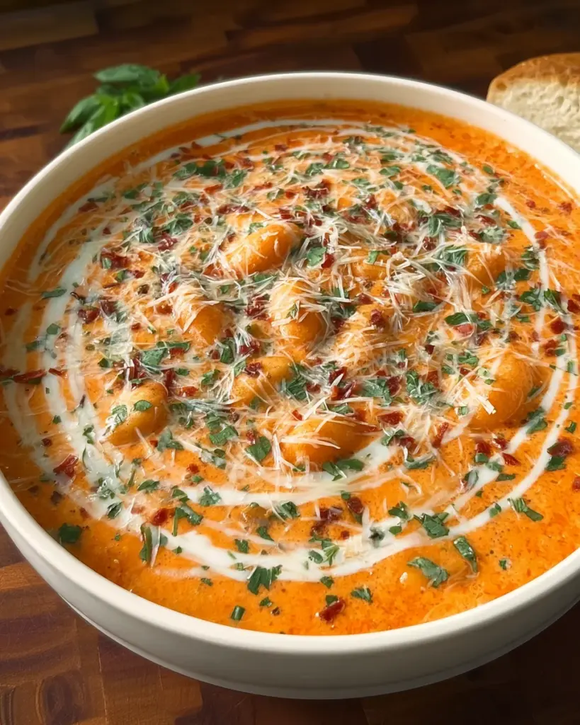 Creamy One Pot Tomato Gnocchi Soup