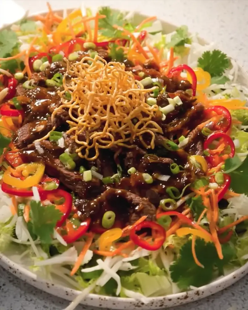 Crispy Chilli Beef Salad
