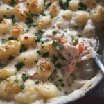 Gnocchi Topped Chicken Pot Pie