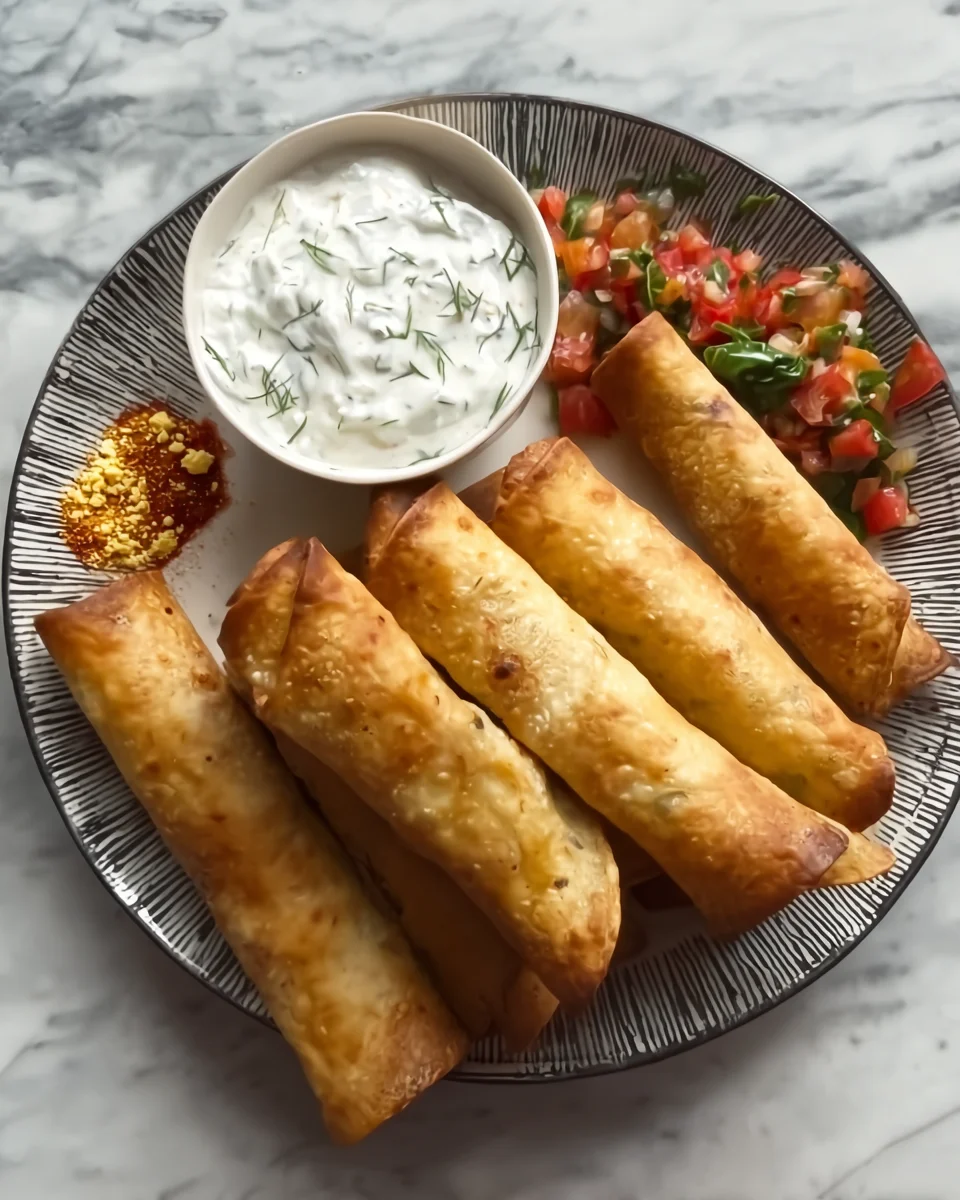 Greek chicken taquitos Greek chicken taquitos