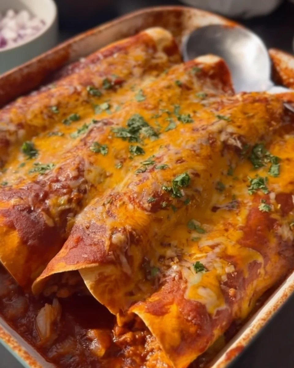 Ground Beef Enchiladas