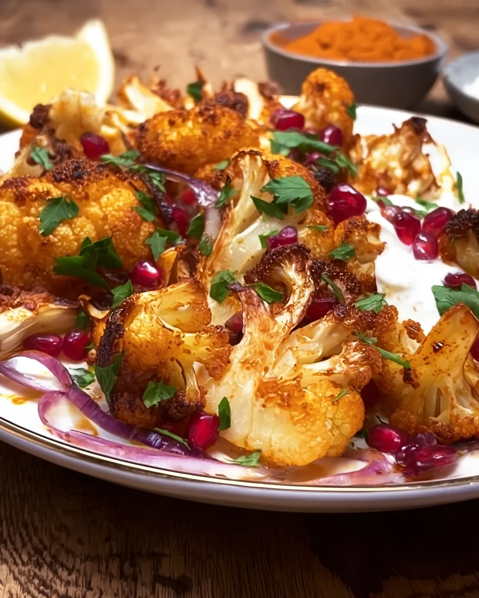 HARISSA ROASTED CAULIFLOWER