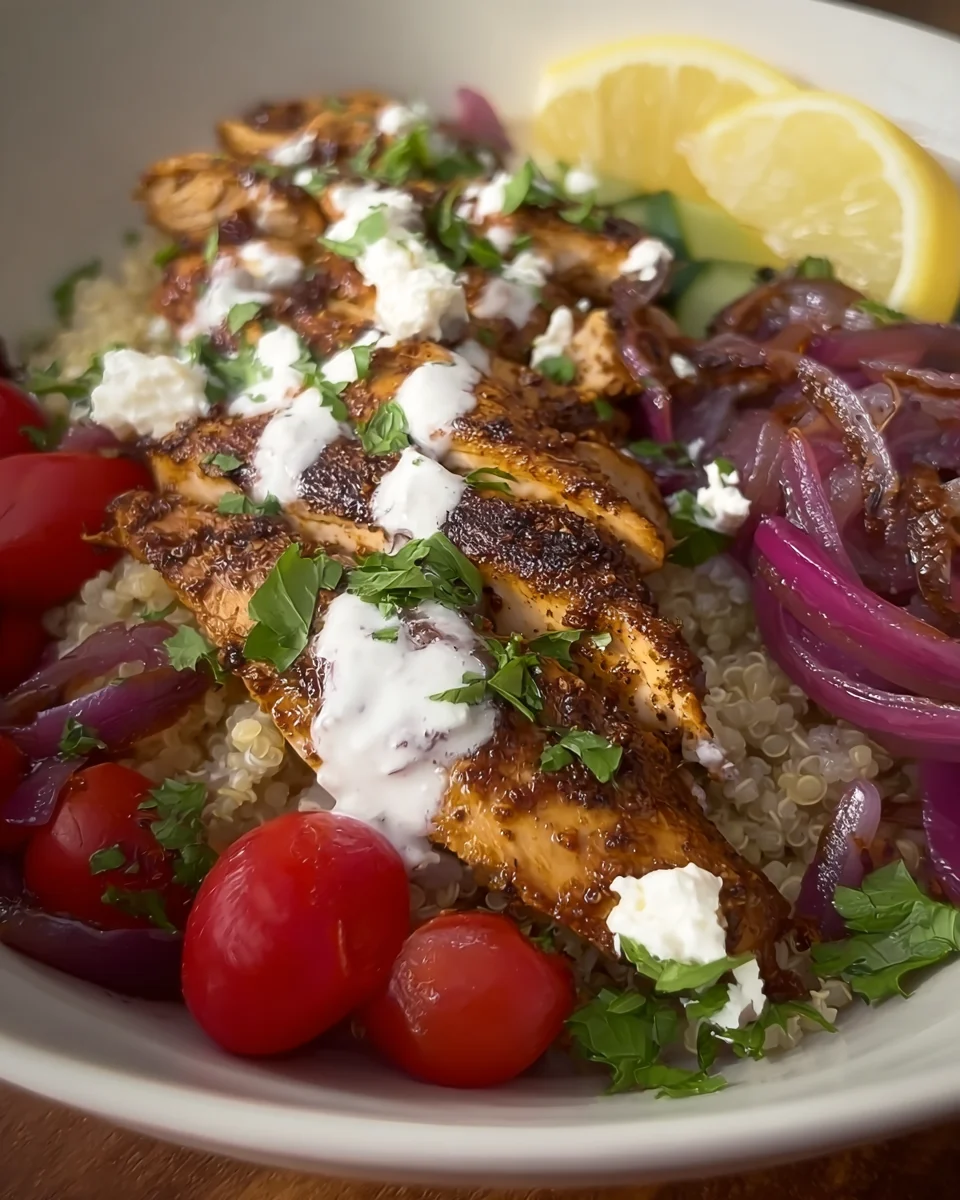 Healthy Chicken Shawarma Bowls Healthy