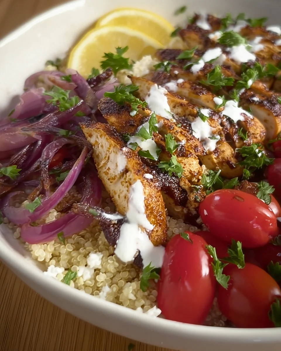 Healthy Chicken Shawarma Bowls Healthy