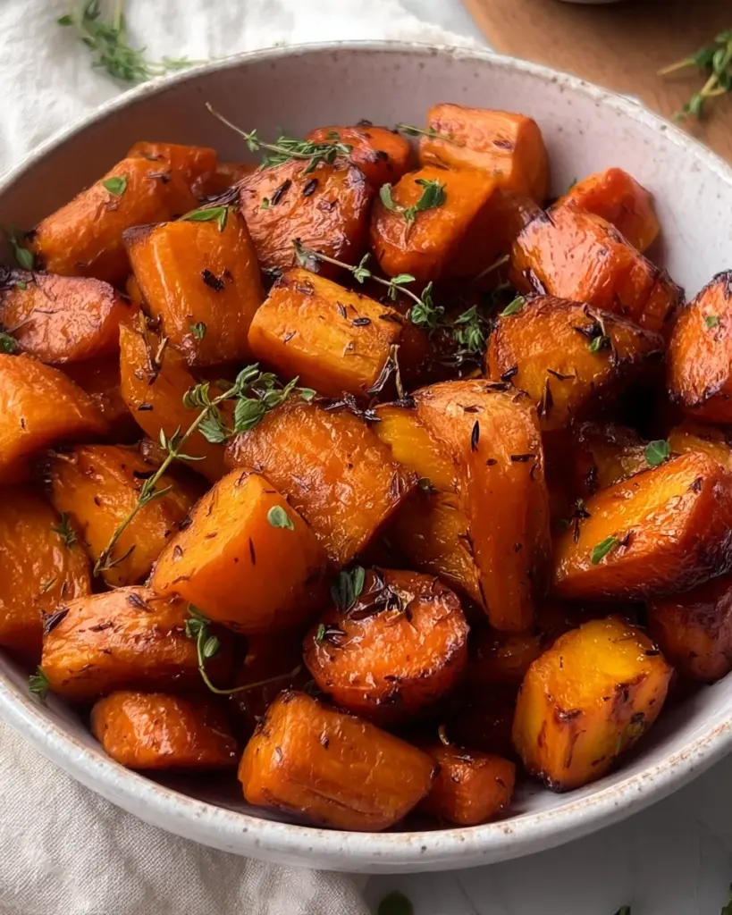 Honey Roasted Carrots and Sweet Potatoes