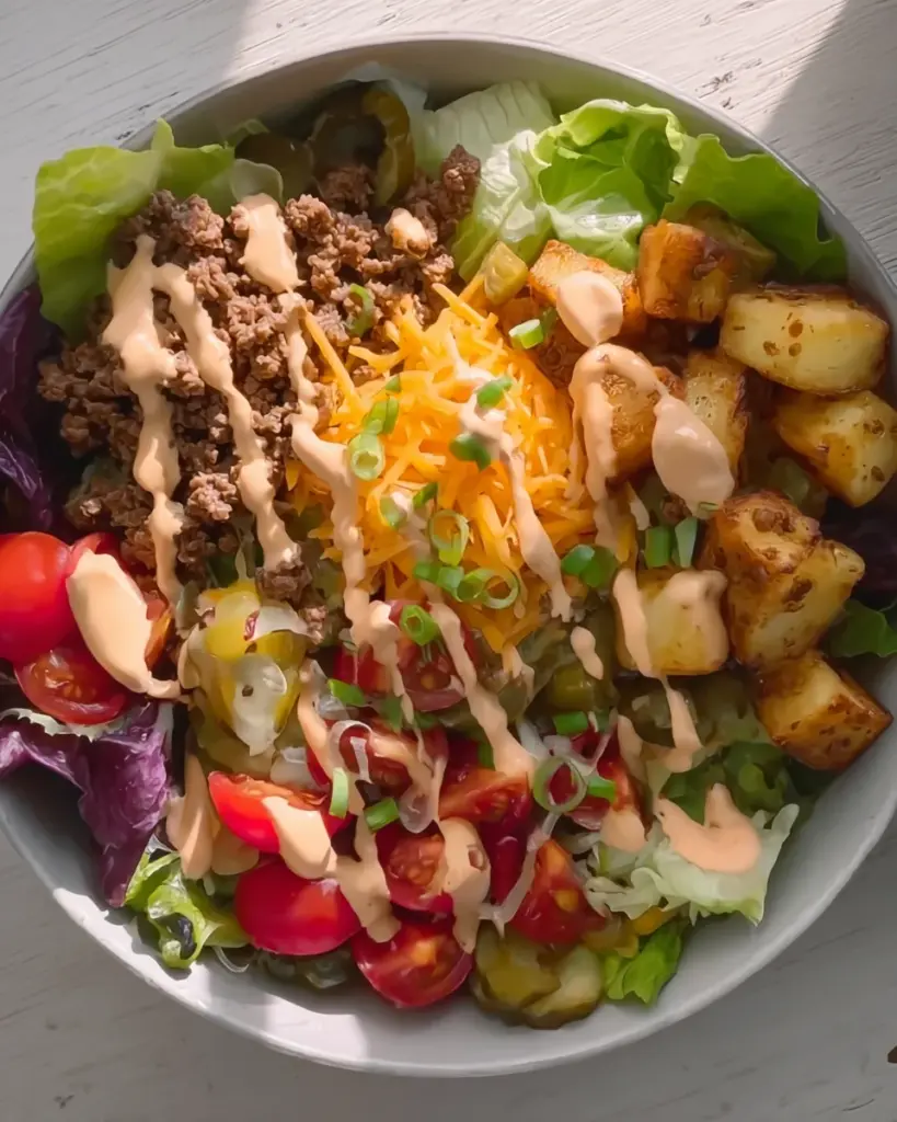 Loaded Burger Bowls