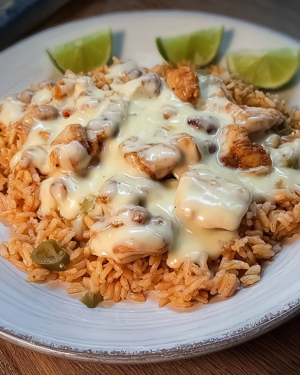 Mexican Cheesy Chicken & Rice Mexican