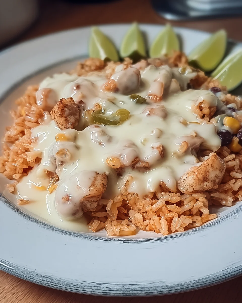 Mexican Cheesy Chicken & Rice Mexican
