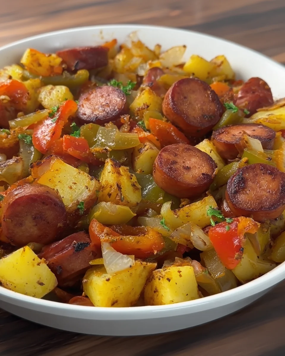 One pan Sausage Potato Skillet One