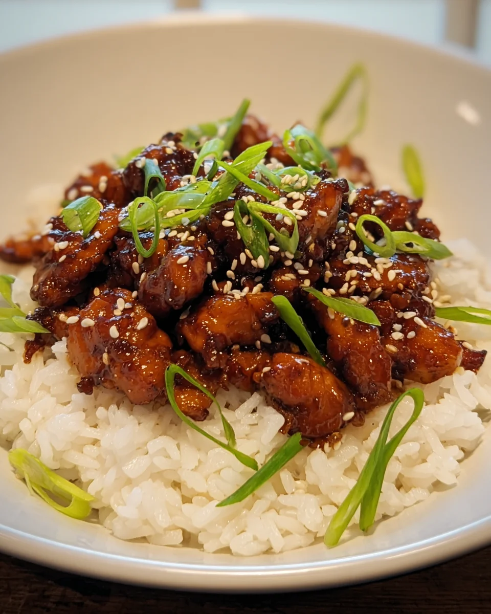 STICKY HONEY SOY CHICKEN BOWL STICKY