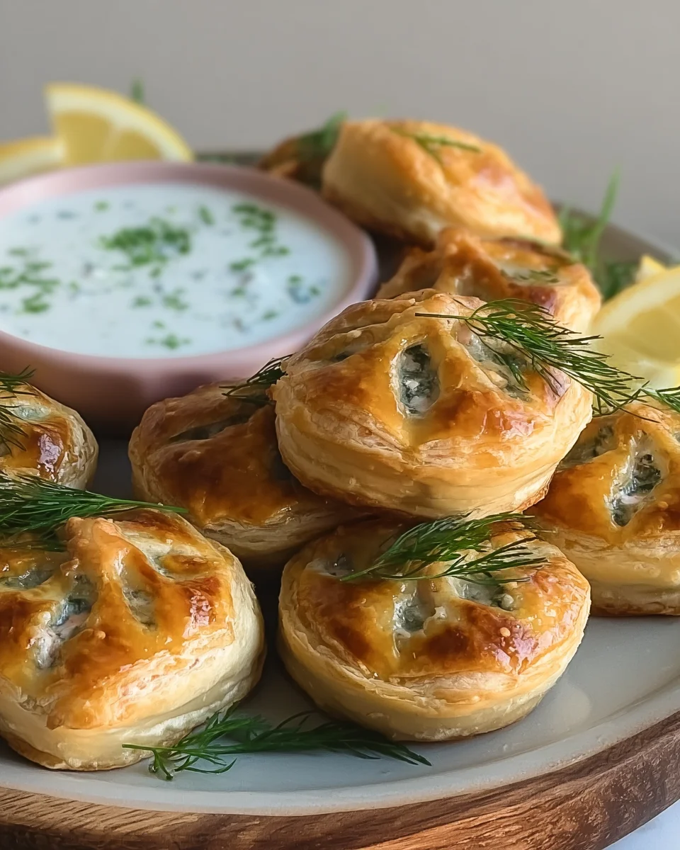 Salmon Wellington Pastry Bites Salmon