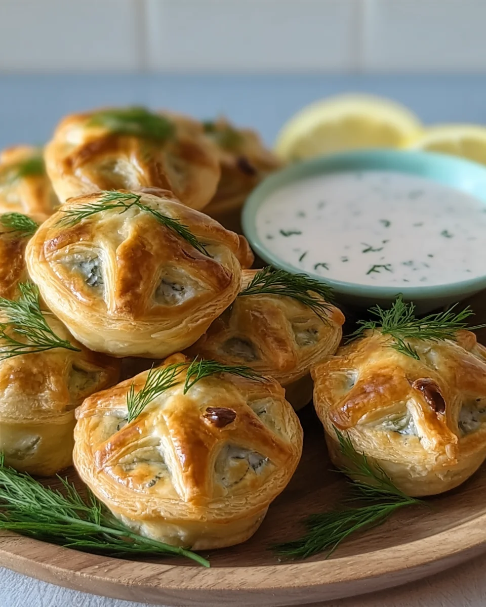 Salmon Wellington Pastry Bites Salmon