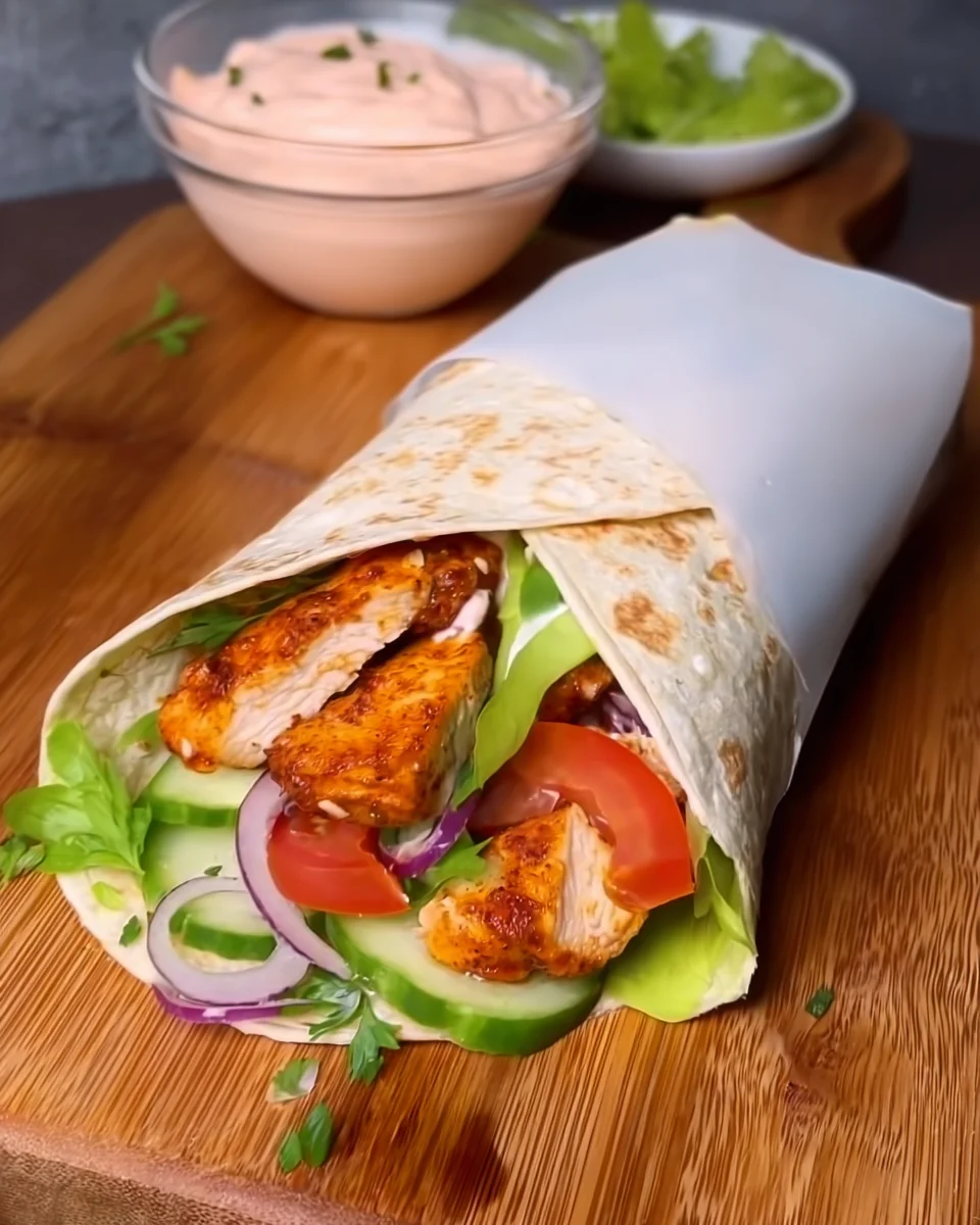 Spicy Chicken Wrap
