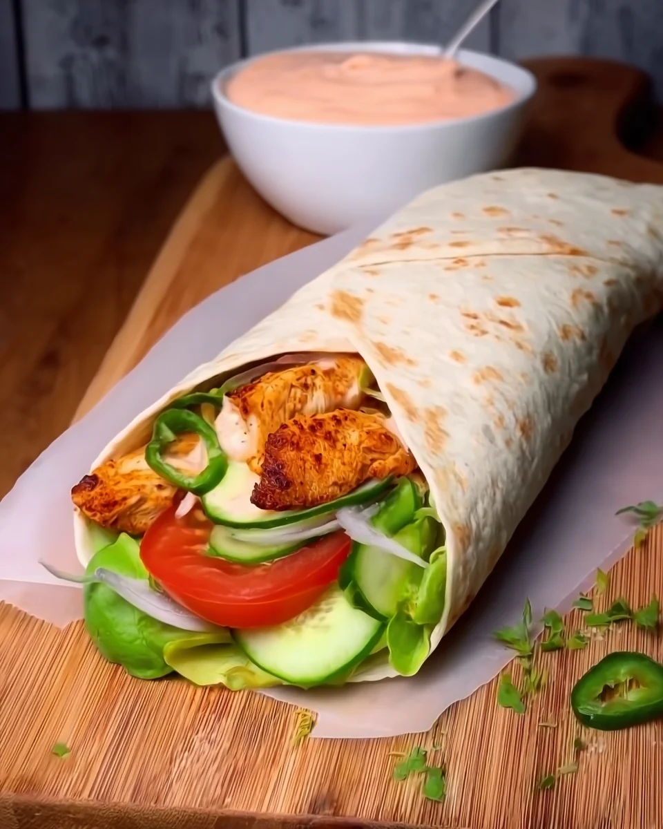 Spicy Chicken Wrap