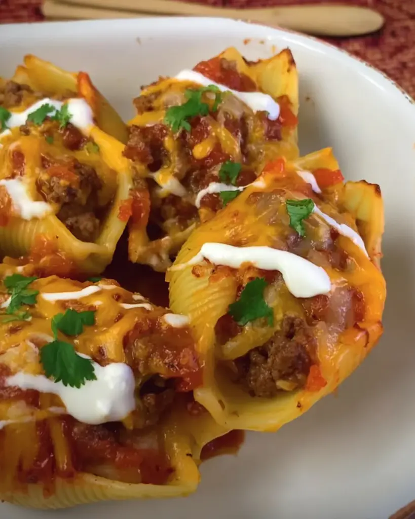 Taco Stuffed Pasta Shells