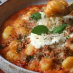 Three Cheese Baked Gnocchi