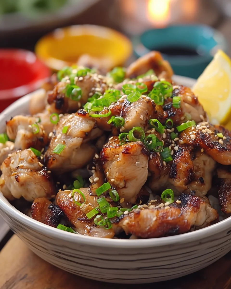 Yakitori-Inspired Salt And Pepper Chicken Bites