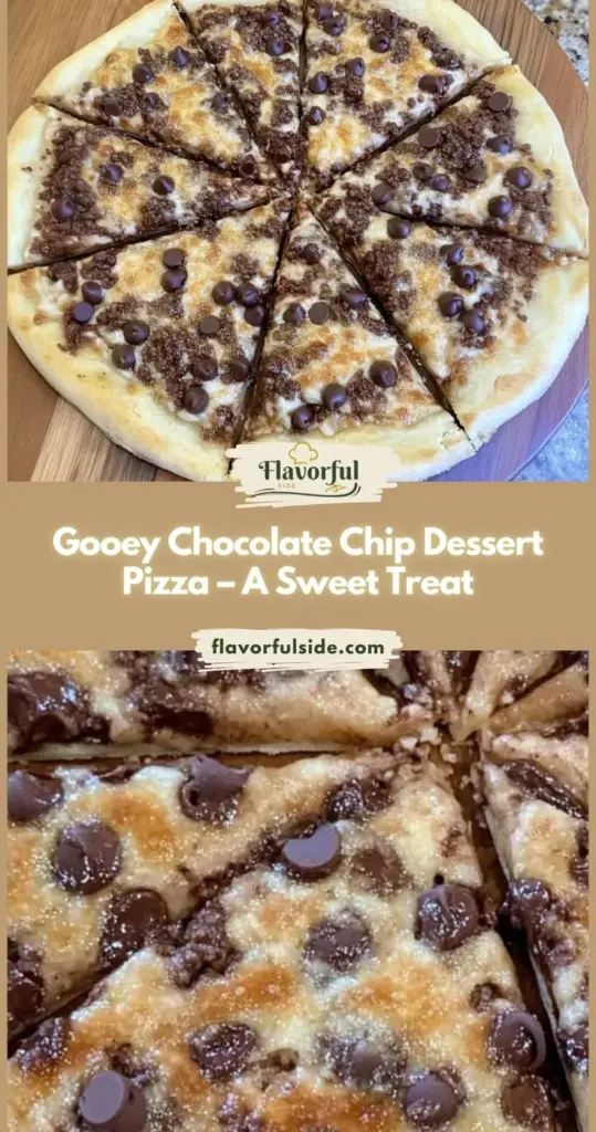 Chocolate Chip Dessert Pizza