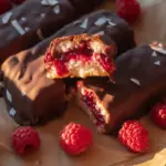 4-Ingredient Raspberry Coconut Bars