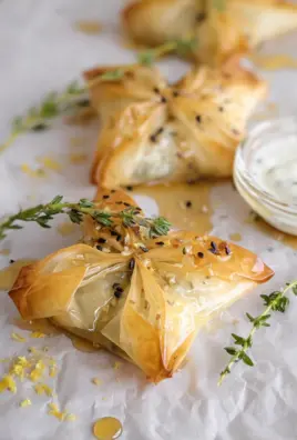 Bow-shaped Feta Phyllo Pastry