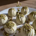 Divine White Chocolate and Pistachio Truffles