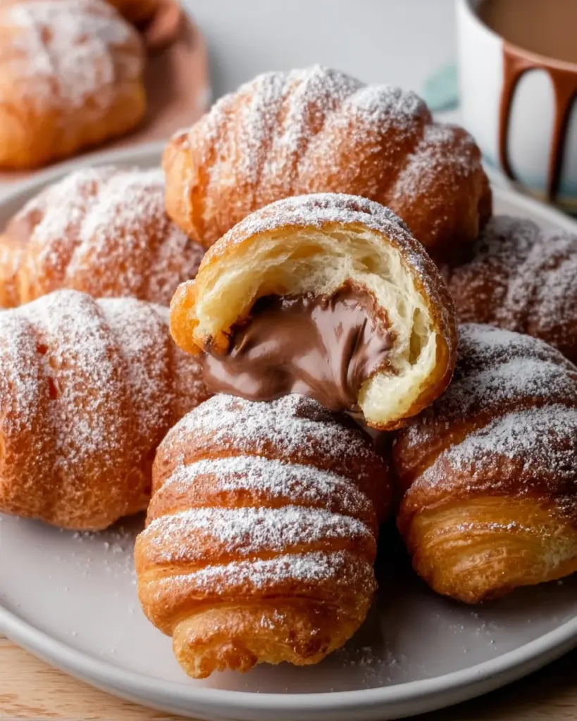 Fried Croissant Beignets