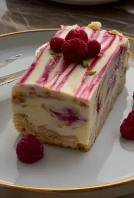 Raspberry cheesecake (no bake)