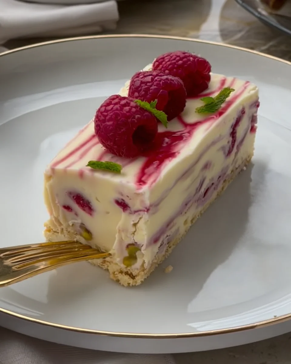 Raspberry cheesecake (no bake) Raspberry