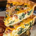 Spinach Bacon Quiche