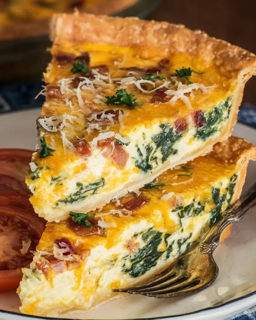 Spinach Bacon Quiche