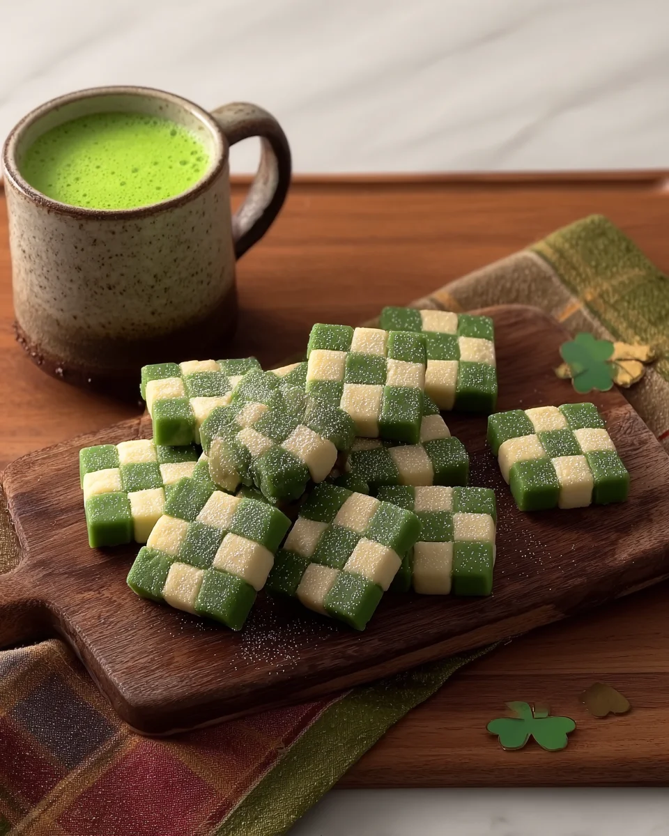 St. Patrick's Day Checkerboard Cookies St.