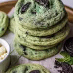 St. Patrick's Day Chewy & Soft Oreo Shamrock Shake Cookies