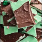St. Patrick’s Day Grasshopper Mint Chocolate Bark
